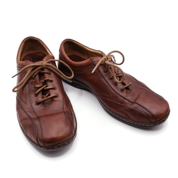 Born Other - Born Brown Leather Oxford Shoes Size 9